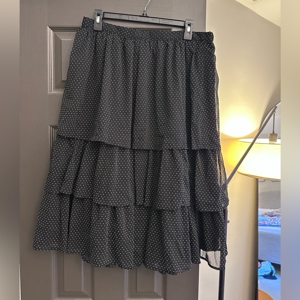 J. Crew Factory Tiered Chiffon Skirt